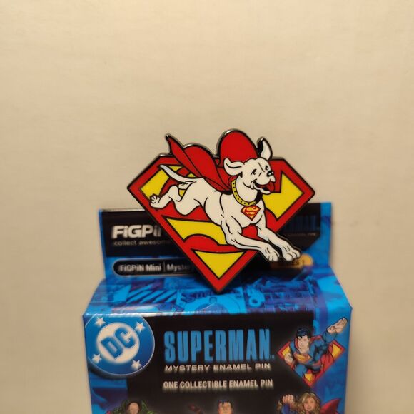 Superman Series 1 FigPin Minis Enamel Pin Full Commons Set Of 4 Official Pins - Picture 3 of 6
